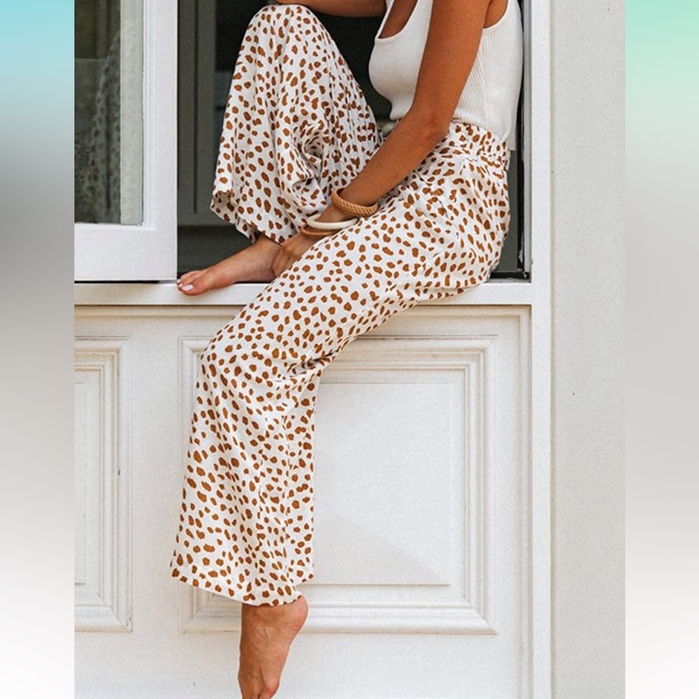 High Waisted pants with pattern